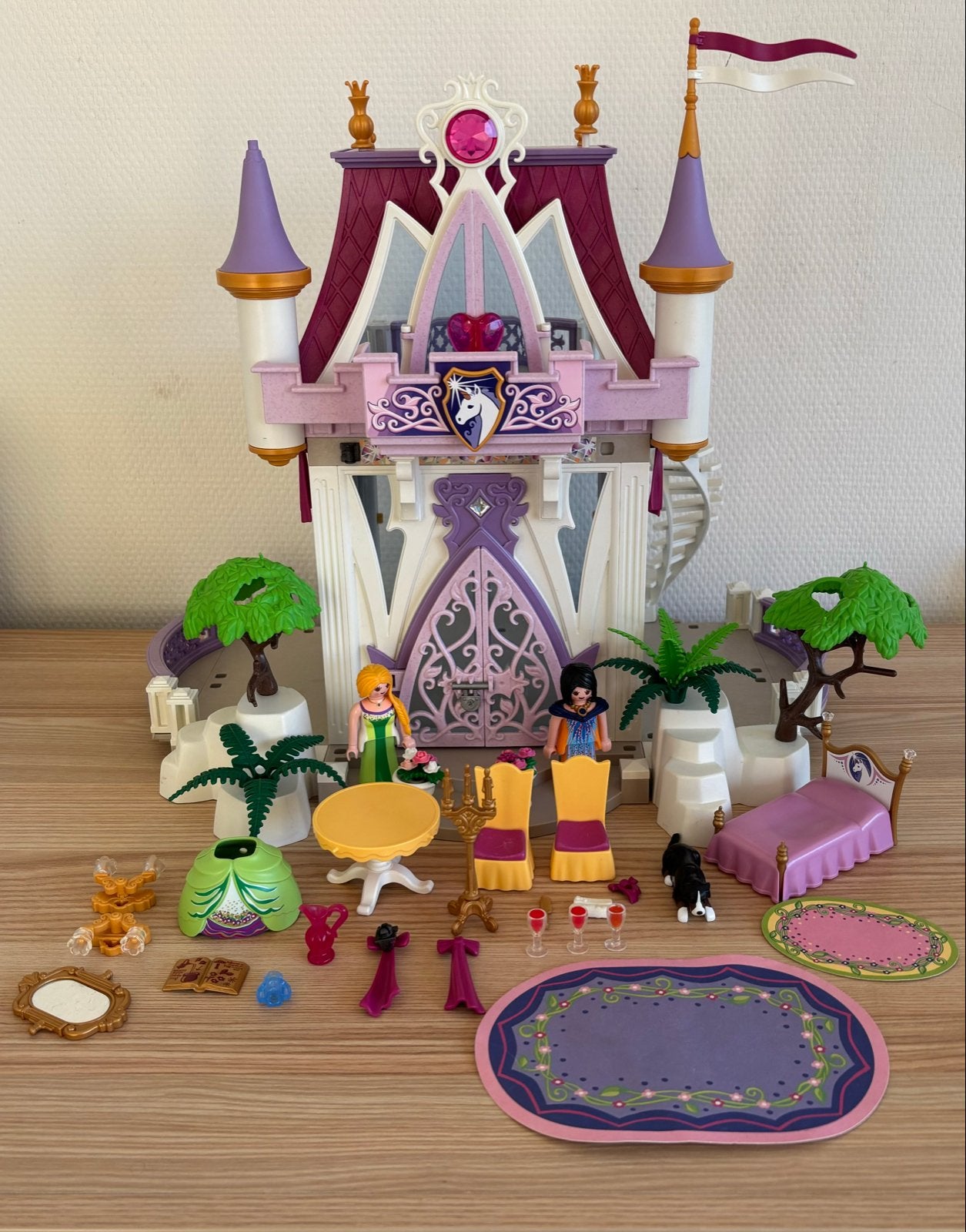 Playmobil Prinsessenkasteel met accessoires, Ophalen of Verzenden, Zo goed als nieuw, Princess, Gebouw