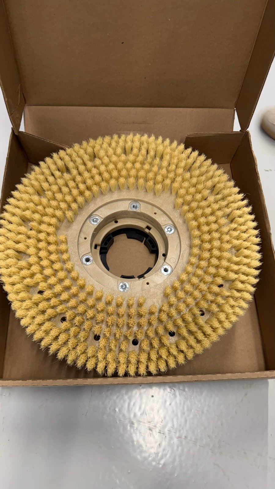 15" Witte Tampico Roterende Borstel bona flexisand, Ophalen of Verzenden
