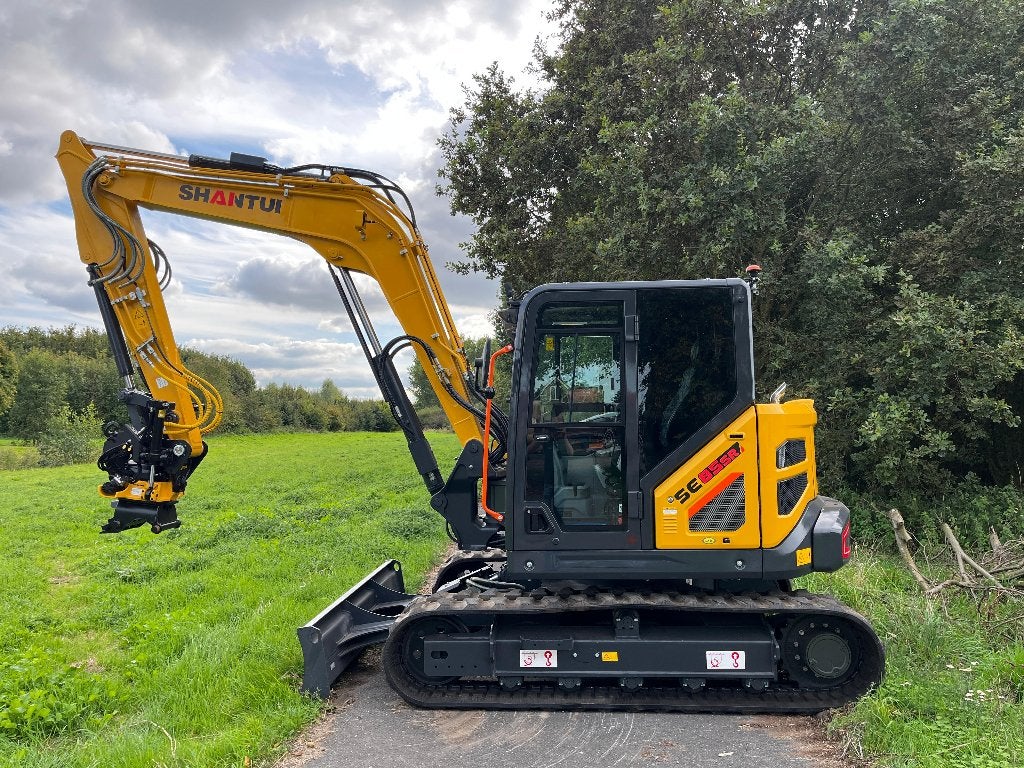 Shantui 9T SE85SR Midigraver Nieuw Stage 5 Yanmar minigraver, Zakelijke goederen, Ophalen of Verzenden, Graafmachine