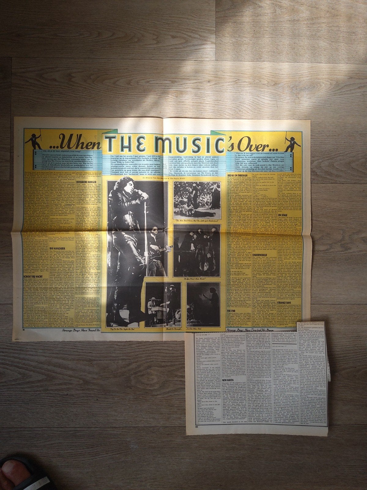 Jim Morrison:  When the music's over, Ophalen of Verzenden, Boek, Tijdschrift of Artikel