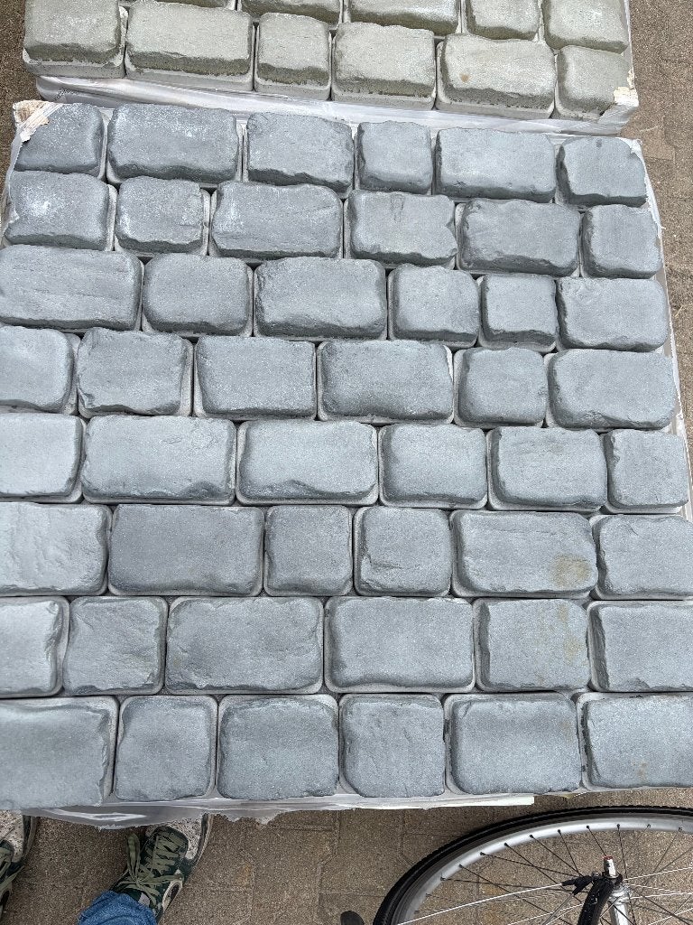 Courtstones Ocean Blue - Op voorraad, Ophalen, Overige typen, Nieuw, 10 m² of meer