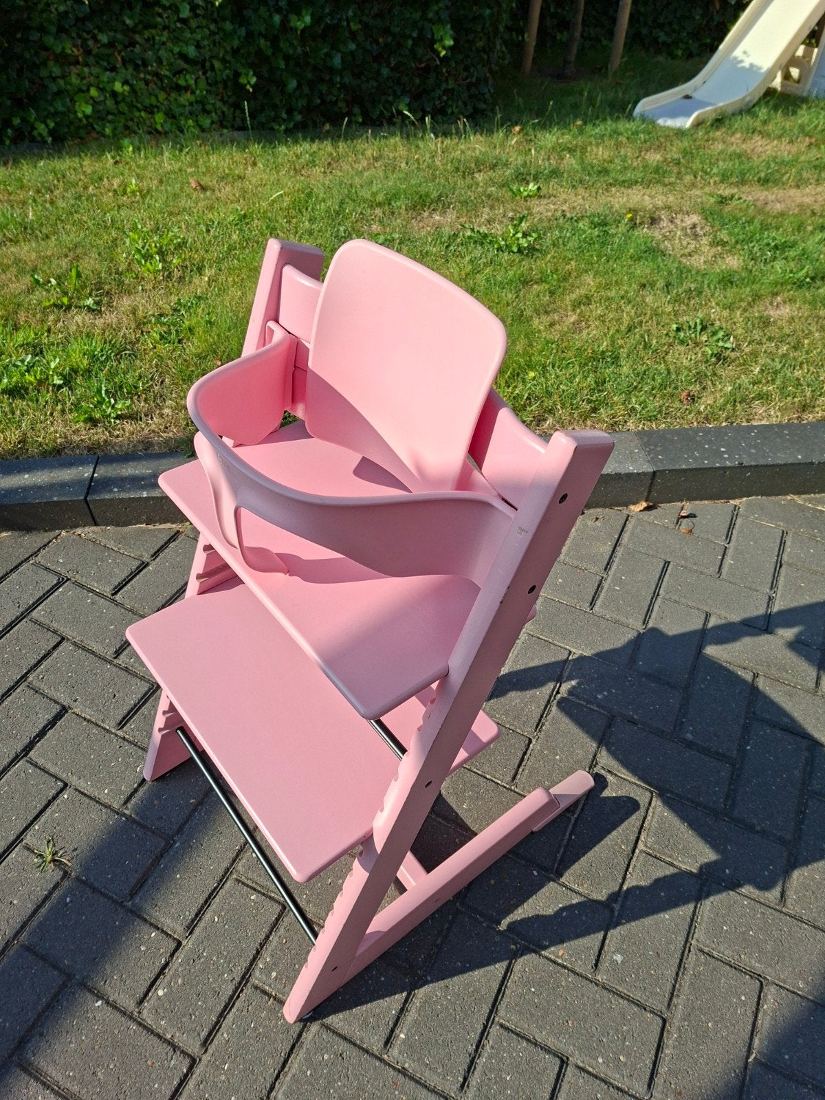 Stokke Tripp Trapp Kinderstoel Roze - Meegroeistoel, Ophalen, Gebruikt, Meegroeistoel, Aanschuifbaar