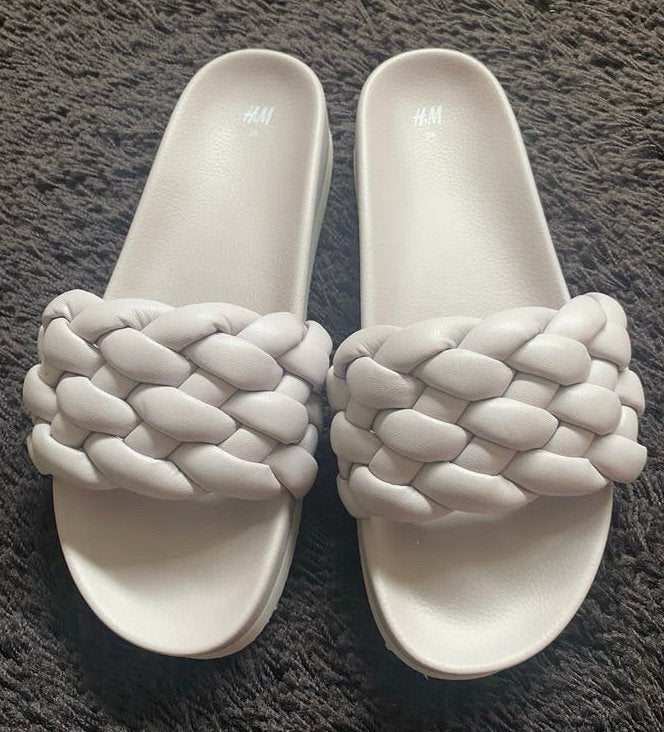 H&M slippers lila maat 39, nieuw, Slippers, Overige kleuren, Nieuw, Ophalen of Verzenden