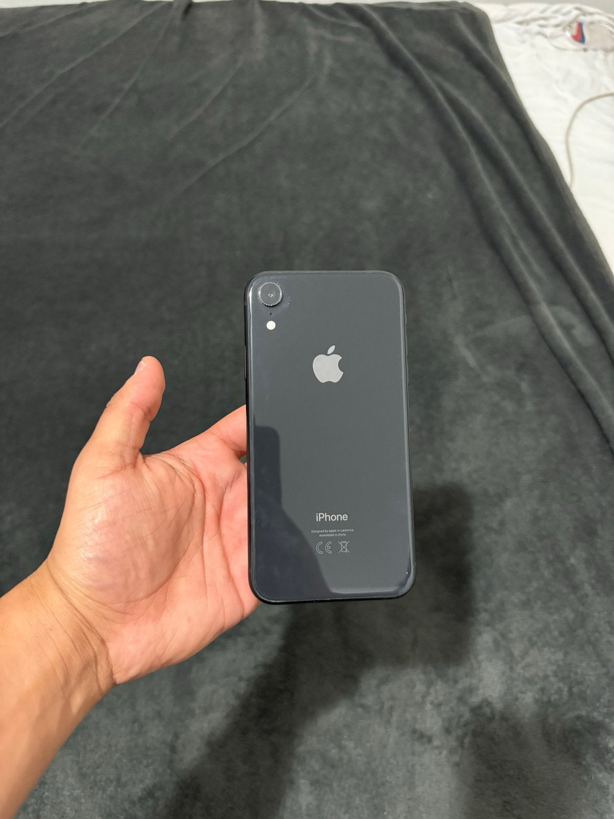 iPhone XR met kapot scherm - voor reparatie of onderdelen, Ophalen of Verzenden, Niet werkend, Zwart, IPhone XR