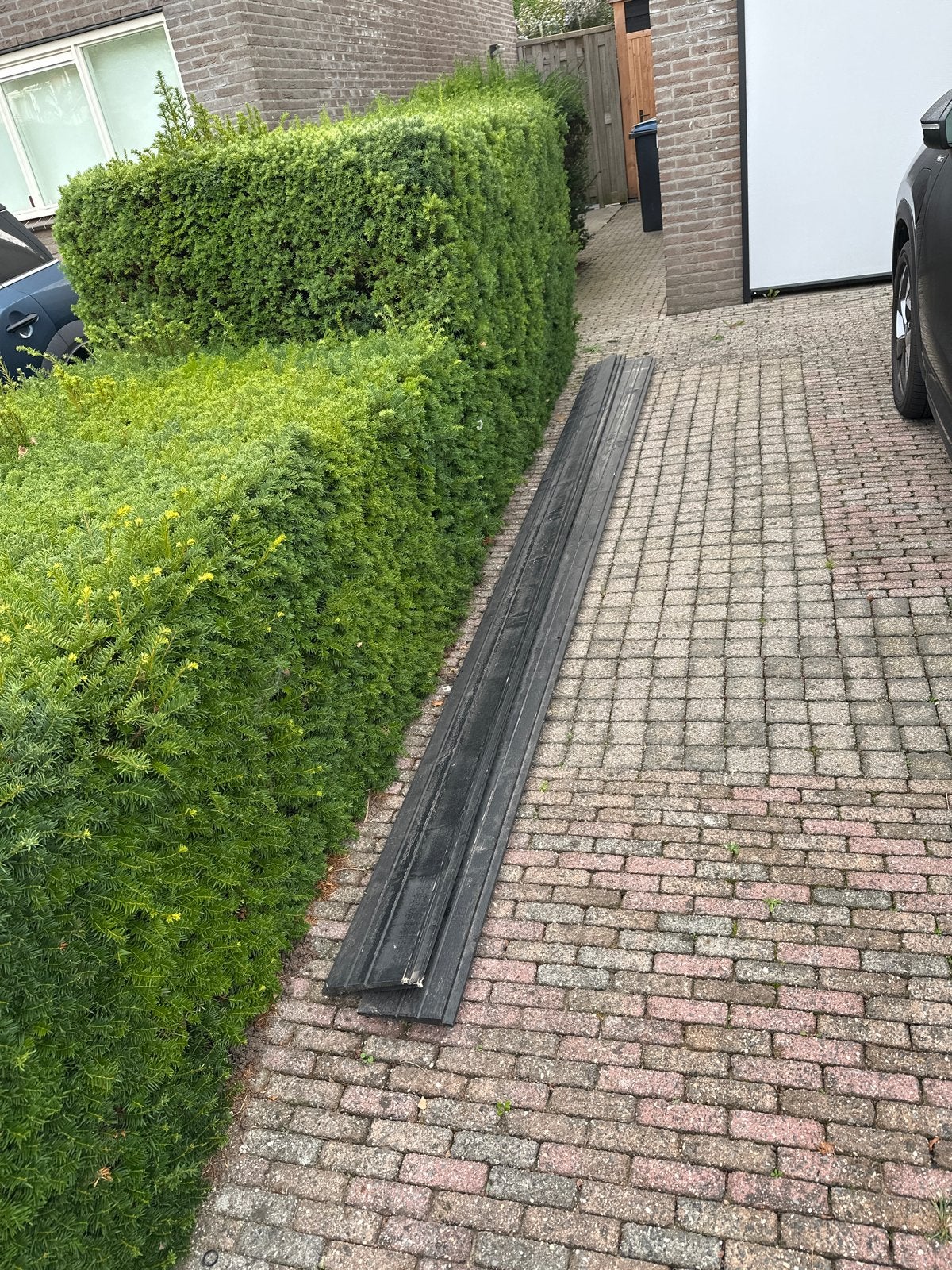 Douglas hout 5x4m, Gebruikt, Ophalen of Verzenden, Balk, Overige houtsoorten