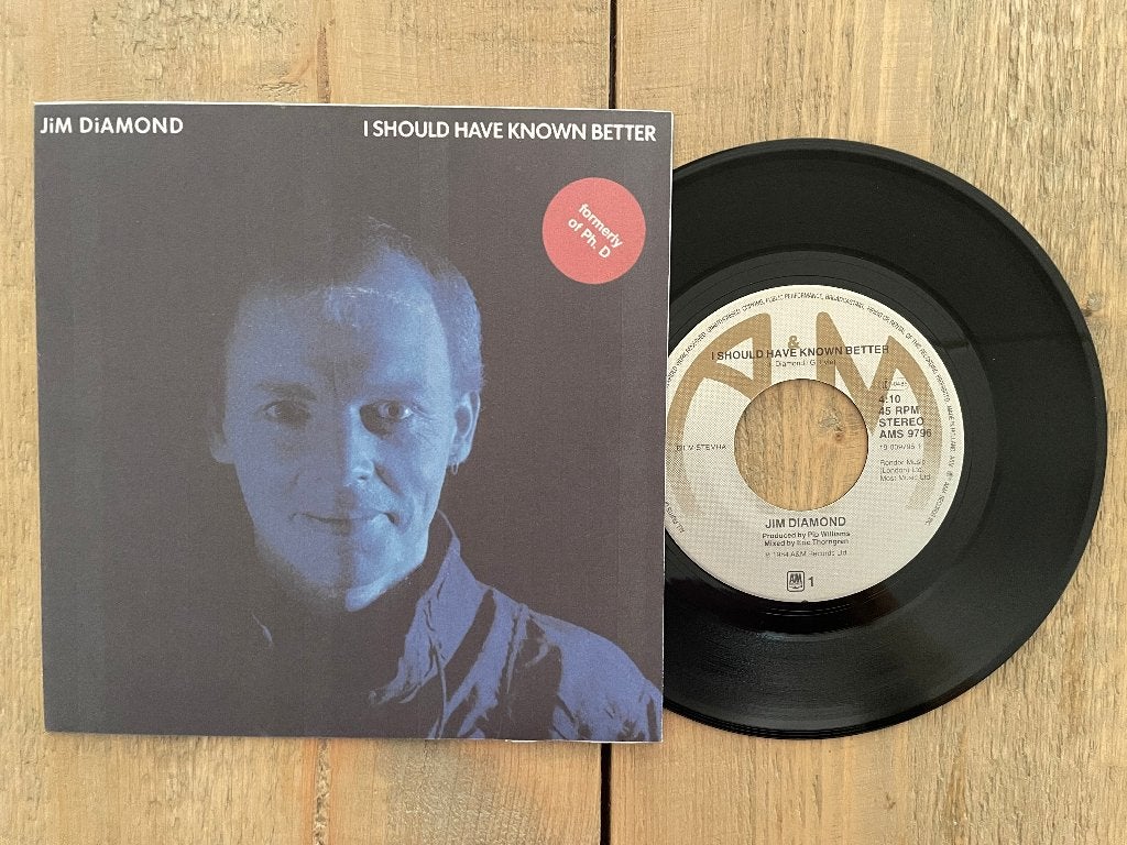 VINYL SINGLE Ph.D Jim Diamond - I Should Have Known Better, Cd's en Dvd's, Vinyl Singles, Gebruikt, 7 inch, Ophalen of Verzenden