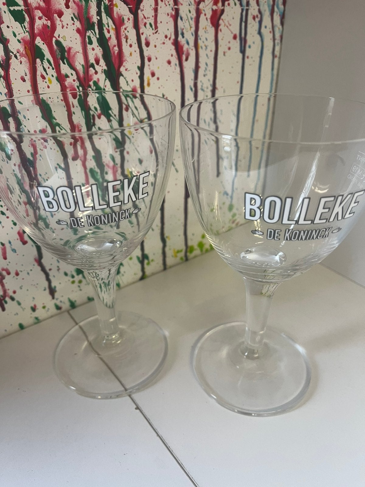 De Koninck Bolleke bierglazen set van 6 glazen, Ophalen of Verzenden, Nieuw, Glas of Glazen, De Koninck