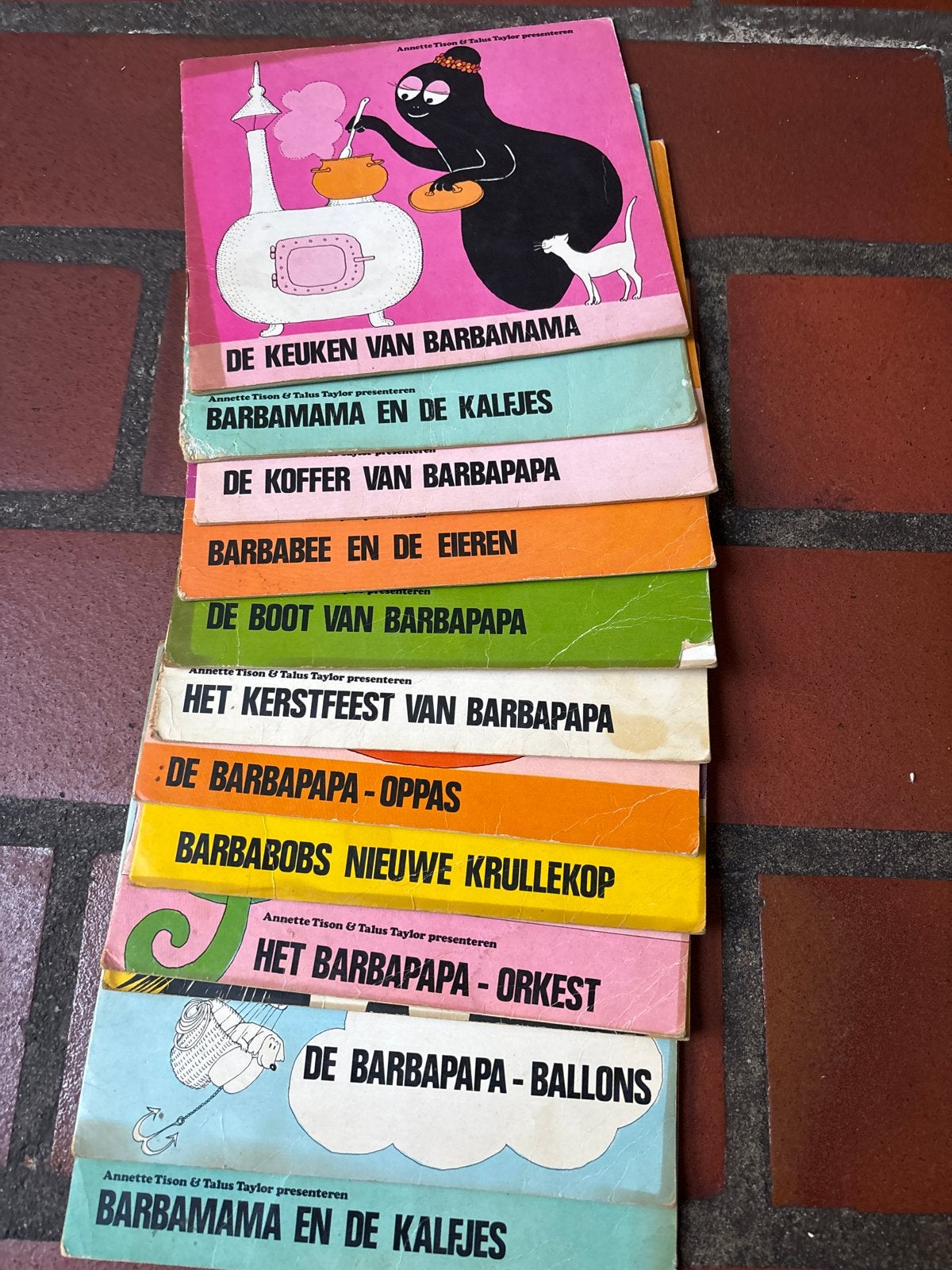 Barbapapa boeken collectie - 10 Gouden Boekjes, Gelezen, Jongen of Meisje, Gouden boekje, Ophalen of Verzenden