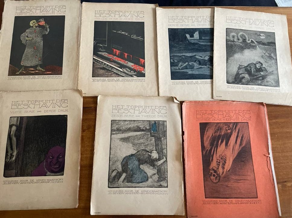 Het Toppunt der Beschaving - Louis Raemaekers - 7 delen, Ophalen of Verzenden, Gelezen, Nederland
