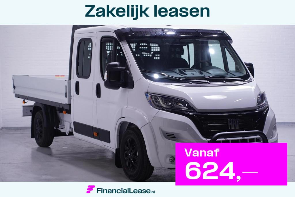 Fiat Ducato 2.2 Mjet 140 pk Dubbel Cabine 7p Black&White Edi, Voorwielaandrijving, Stof, Gebruikt, 4 cilinders