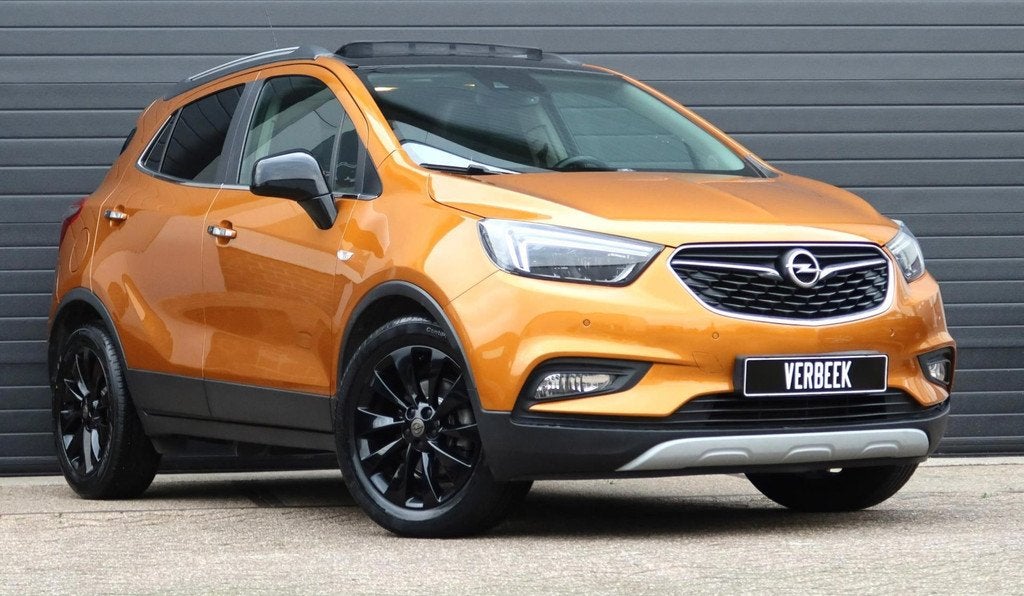 Opel Mokka X 1.4 Turbo Innovation Automaat/Leder/Led/Clima/O, Auto's, Gebruikt, Zwart, 1364 cc, SUV of Terreinwagen