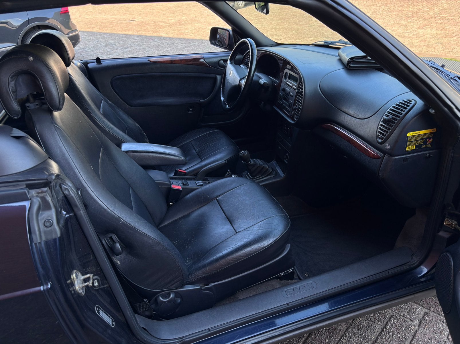 Saab 900 2.0 I Cabrio 1998 Blauw, foto 7