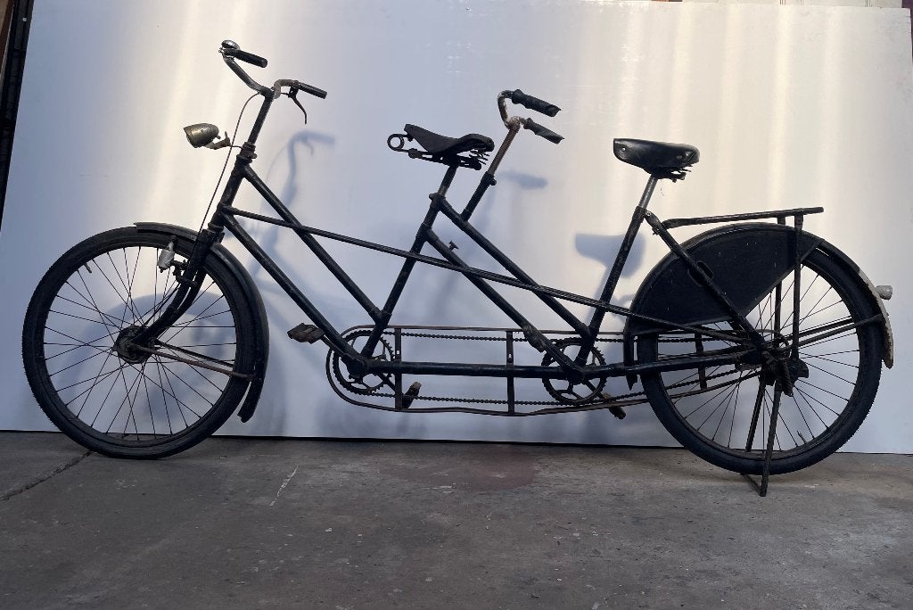 Zeldzame Geburo tandem 1953 – originele schuurvondst, Gebruikt, 55 cm of meer, Ophalen, 53 tot 57 cm