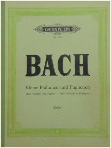 Piano-Bach-Kleine Präludien und Fughetten-Ed. Peters 200 a, Gebruikt, Klassiek, Ophalen of Verzenden, Artiest of Componist