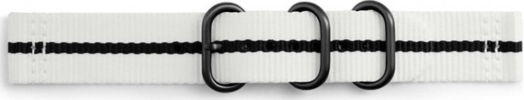 Samsung Nylon bandje 20mm - wit, Bandje, Madefor@samsung.com, Nieuw, Ophalen of Verzenden