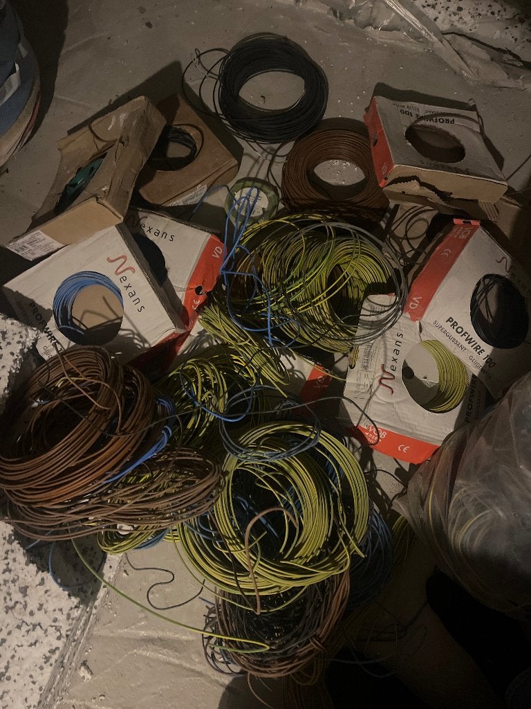 Installatiedraad nexans, Doe-het-zelf en Verbouw, Ophalen, Zo goed als nieuw, Overige merken, Kabel of Snoer