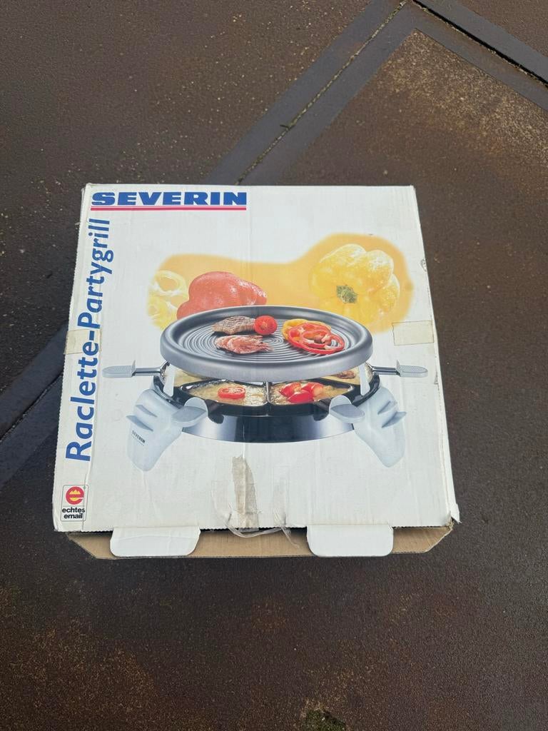 Severin Raclette-Partygrill - Ongebruikt, Ophalen, Nieuw, 4 t/m 7 personen