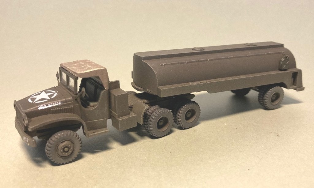 MINITANK  GMC met tankoplegger, Hobby en Vrije tijd, Ophalen of Verzenden, Gebruikt, Bus of Vrachtwagen, Roco