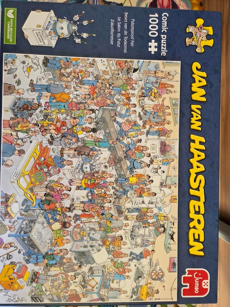 Jan van Haasteren Comic Puzzel 1000 stukjes, Ophalen, 500 t/m 1500 stukjes, Gebruikt, Legpuzzel
