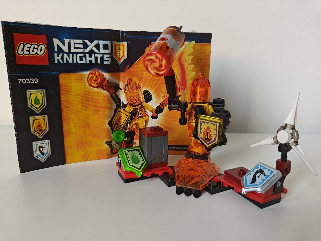 LEGO Nexo Knights 70339 – Ultimate Flama (2016), Overige thema's, Lego, Ophalen of Verzenden, Zo goed als nieuw