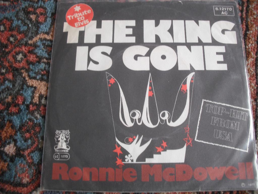 Ronnie McDowell - The King is Gone., Ophalen of Verzenden, Zo goed als nieuw, Nederlandstalig