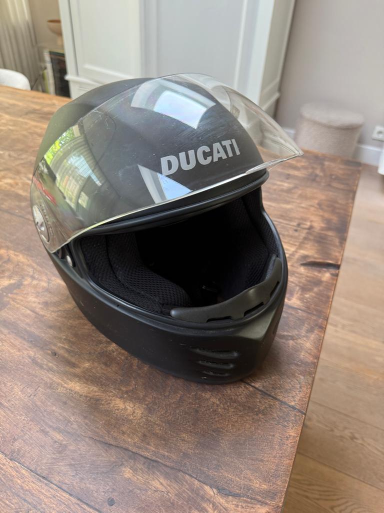 Ducati motorhelm - Gebruikt met lichte krasjes, Motoren, M, Heren, Integraalhelm, Tweedehands