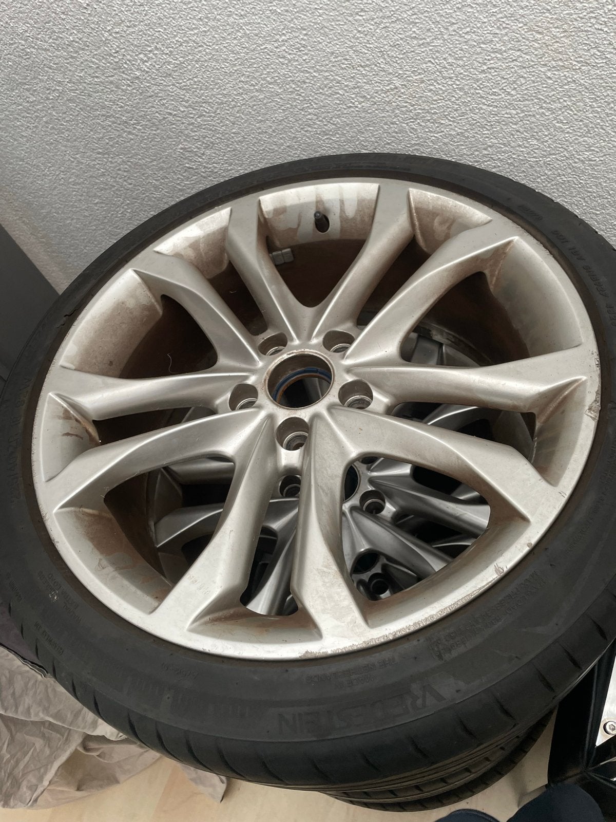 Originele Audi Rotor 18 inch velgen + banden, Ophalen of Verzenden, Gebruikt
