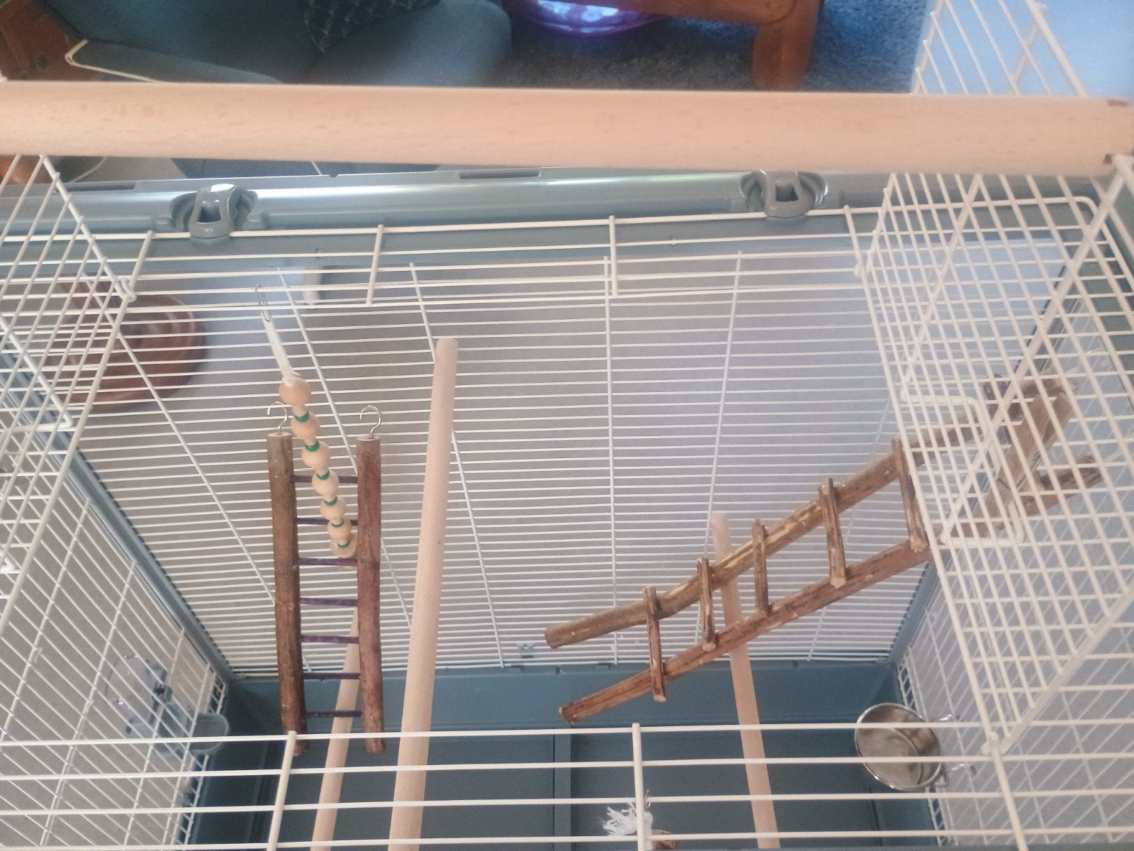 VOGELKOOI 48 x 78 x 83/115. Zo goed alls nieuw, Ophalen, Zo goed als nieuw, Overige materialen, Vogelkooi