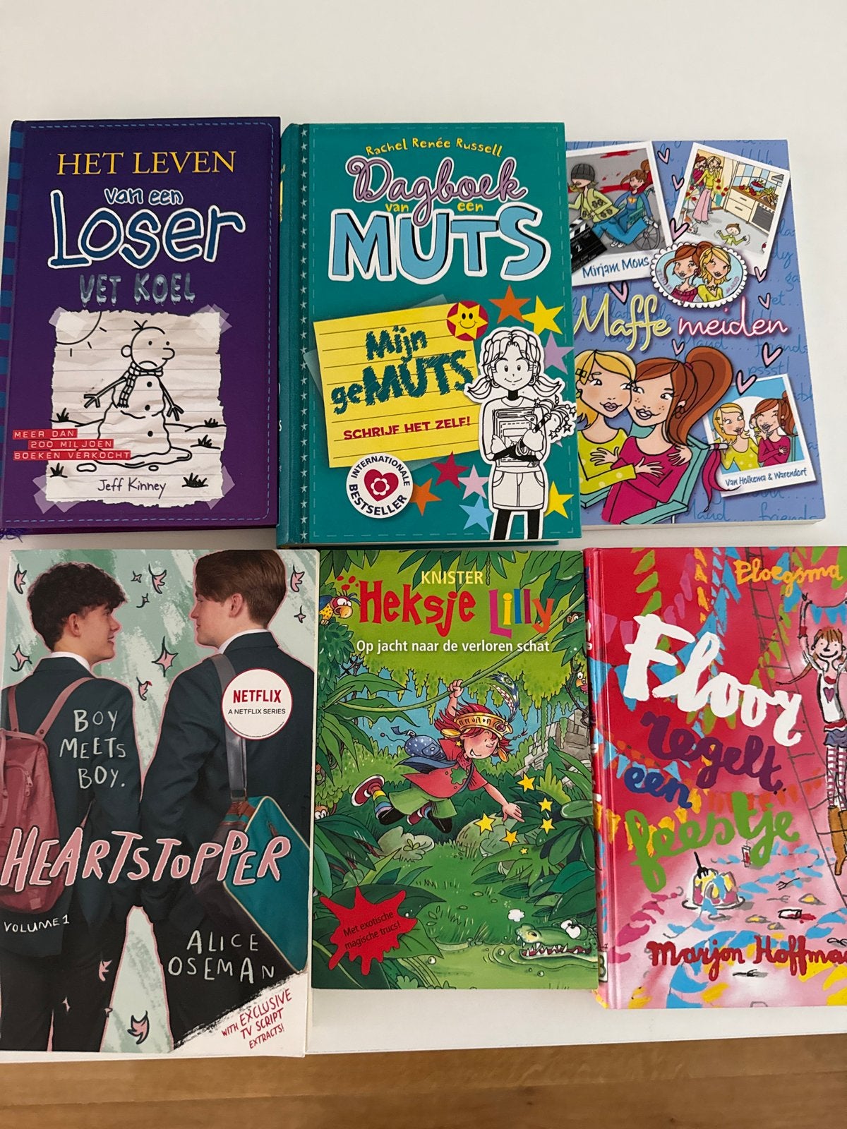 Kinderboekenpakket: Het Leven van een Loser, Dagboek van een, Ophalen of Verzenden, Gelezen, Fictie algemeen