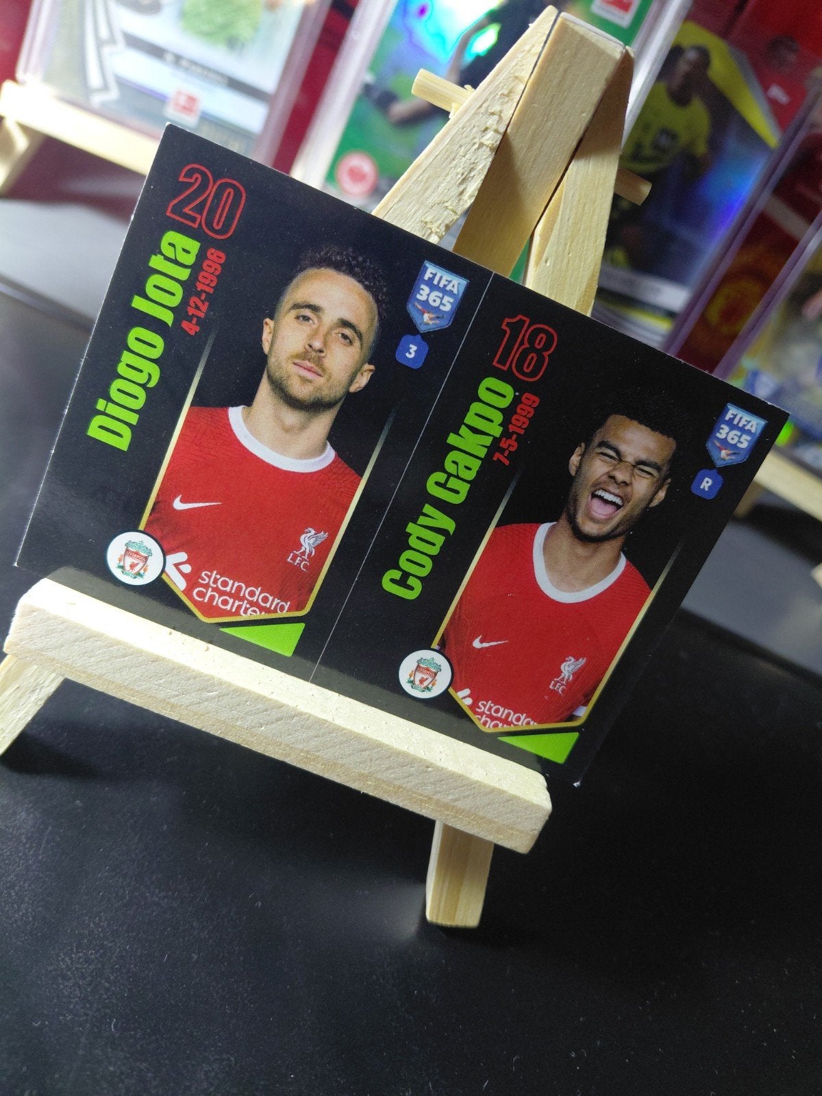 diogo jota/cody gakpo (liverpool) panini, Ophalen of Verzenden, Nieuw, Buitenlandse clubs, Poster, Plaatje of Sticker