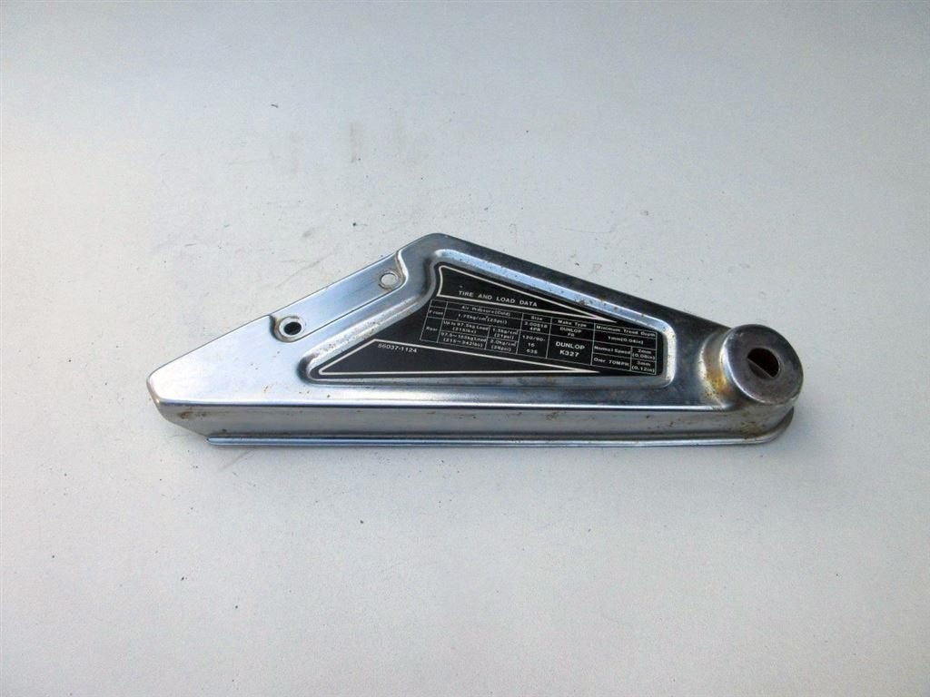 Kawasaki Z305 voetsteun plaat L afdek schild cover deksel KZ, Ophalen, Gebruikt