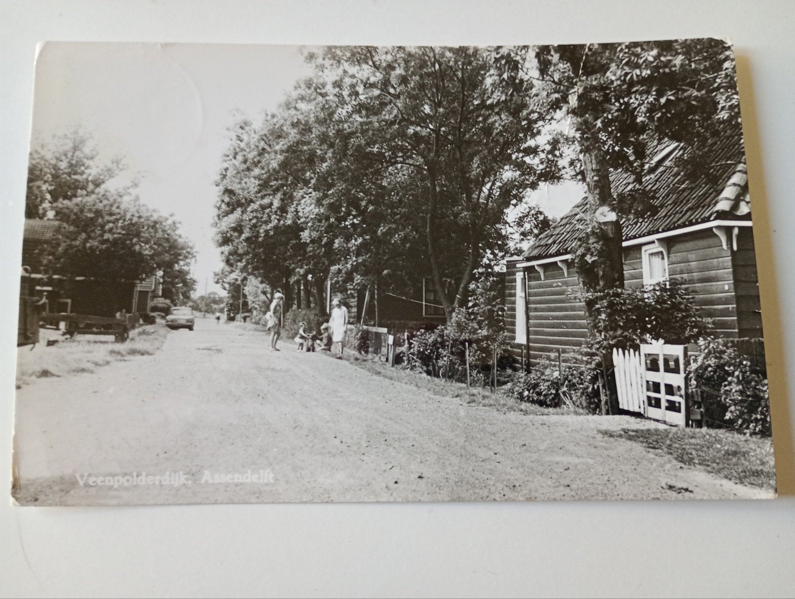 Assendelft Veenpolderdijk 1968, Ophalen of Verzenden, 1960 tot 1980, Gelopen, Noord-Holland