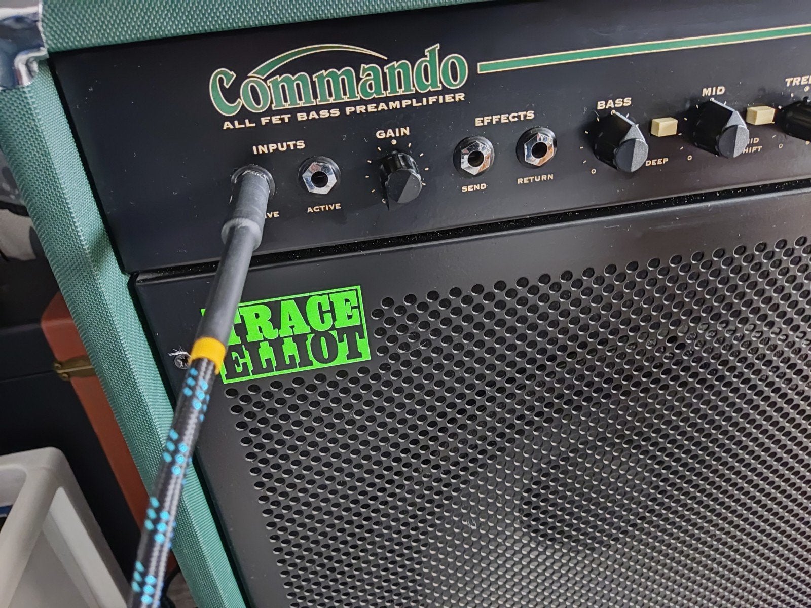 Trace Elliot Commando 100W Basgitaarversterker, Muziek en Instrumenten, Ophalen, Gebruikt, Basgitaar, 100 watt of meer