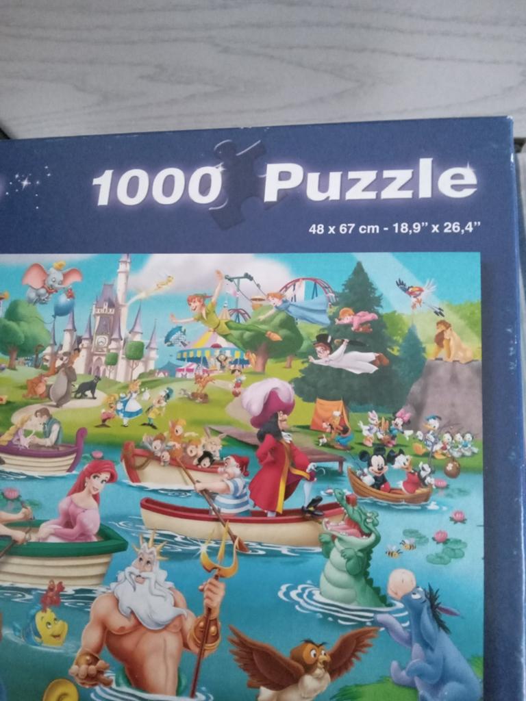 2 Disney puzzels van 1000 stukjes - King, Ophalen of Verzenden