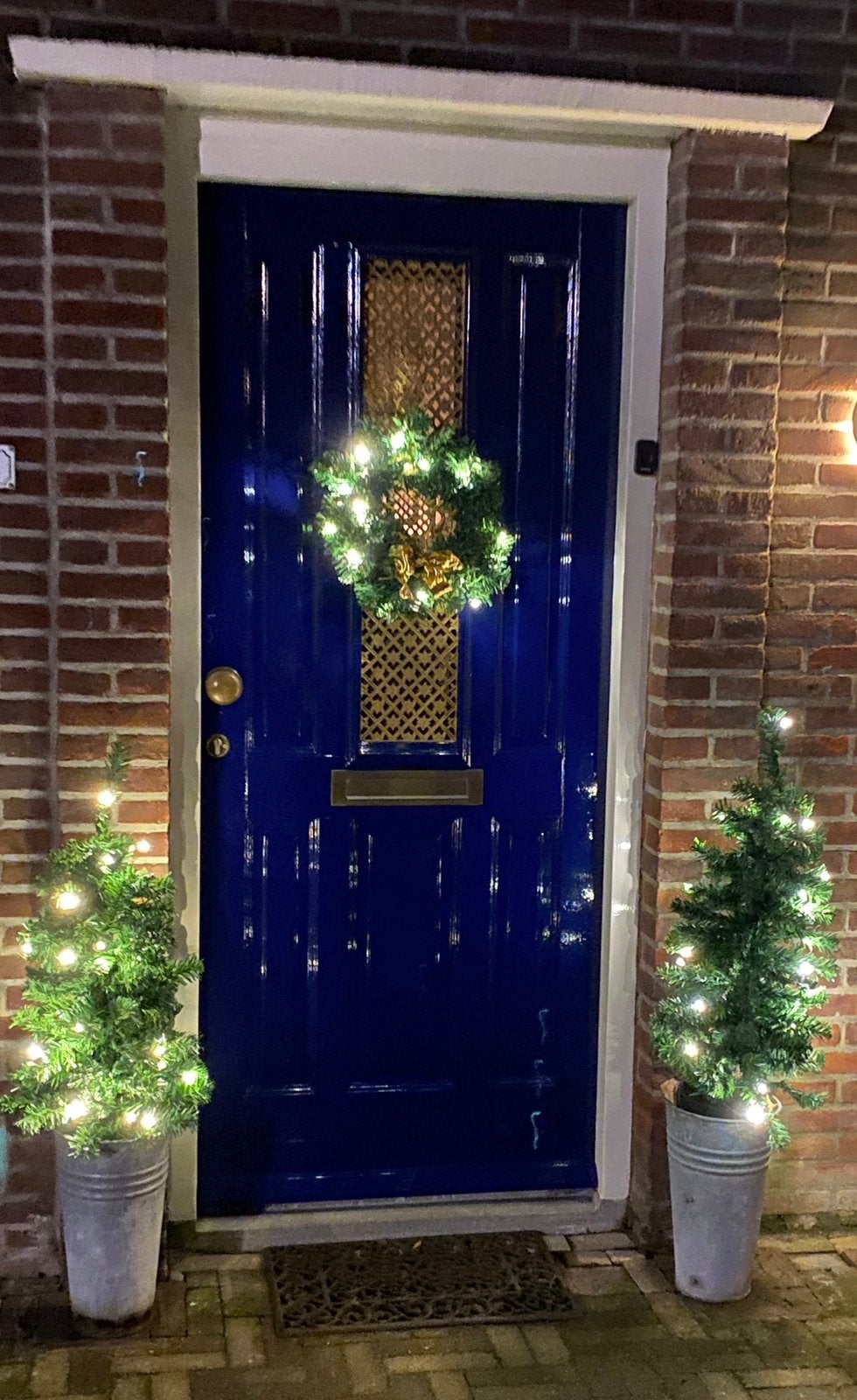 Buitendeurversiering voor kerst, Diversen, Kerst, Ophalen, Zo goed als nieuw