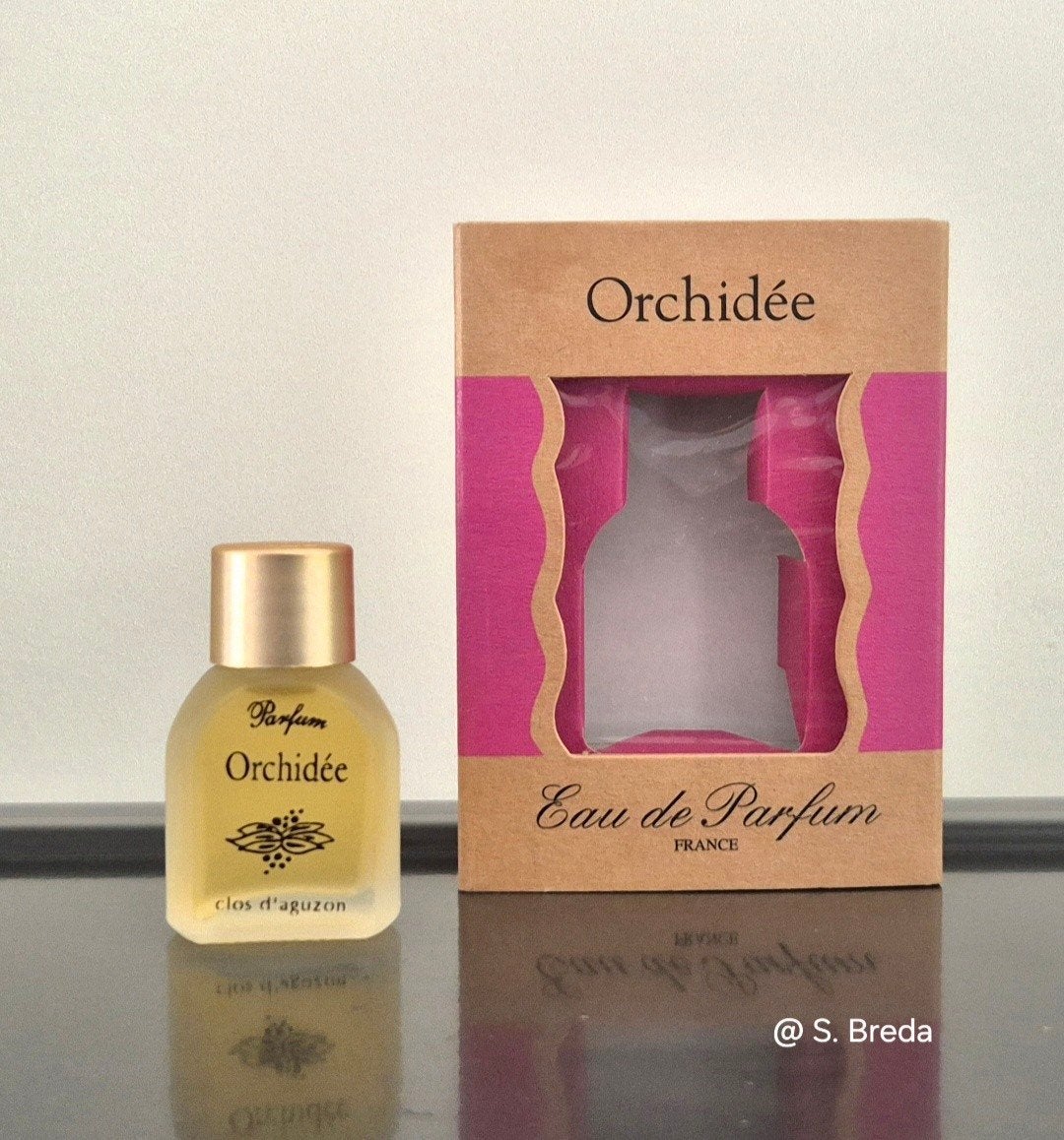 Clos d'aguzon - Orchidee - volle miniatuur in doosje, Ophalen of Verzenden, Zo goed als nieuw, Miniatuur, Gevuld