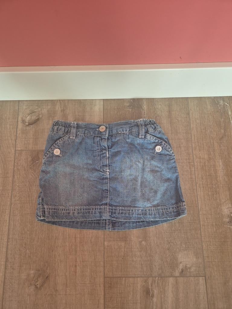 Benetton baby spijkerrokje maat 74, Kinderen en Baby's, Babykleding | Maat 74, Ophalen of Verzenden, Zo goed als nieuw, Meisje