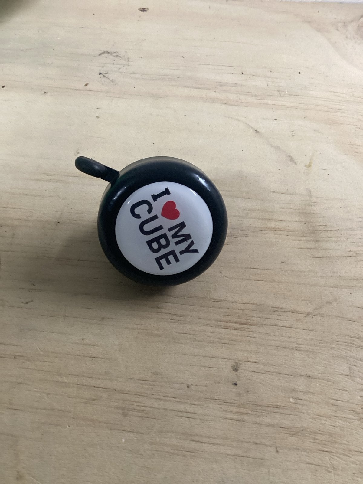 Fietsbel "I love my Cube" cube bikes merchandise, Verzenden, Nieuw