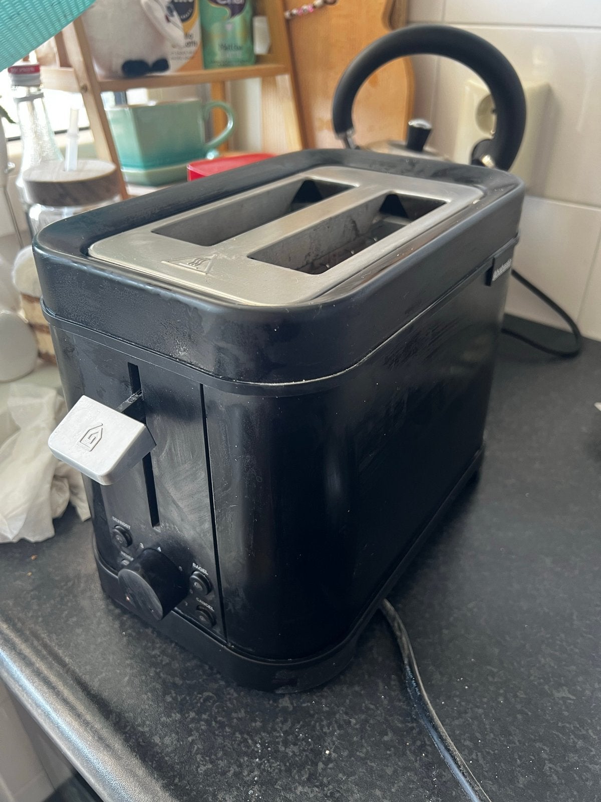 Brabantia broodrooster - Zwart, 2 sleuven, Ophalen, Zo goed als nieuw