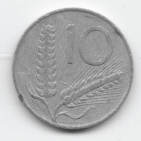 Italië 10 lire 1956 KM# 93, Verzenden, Italië, Losse munt