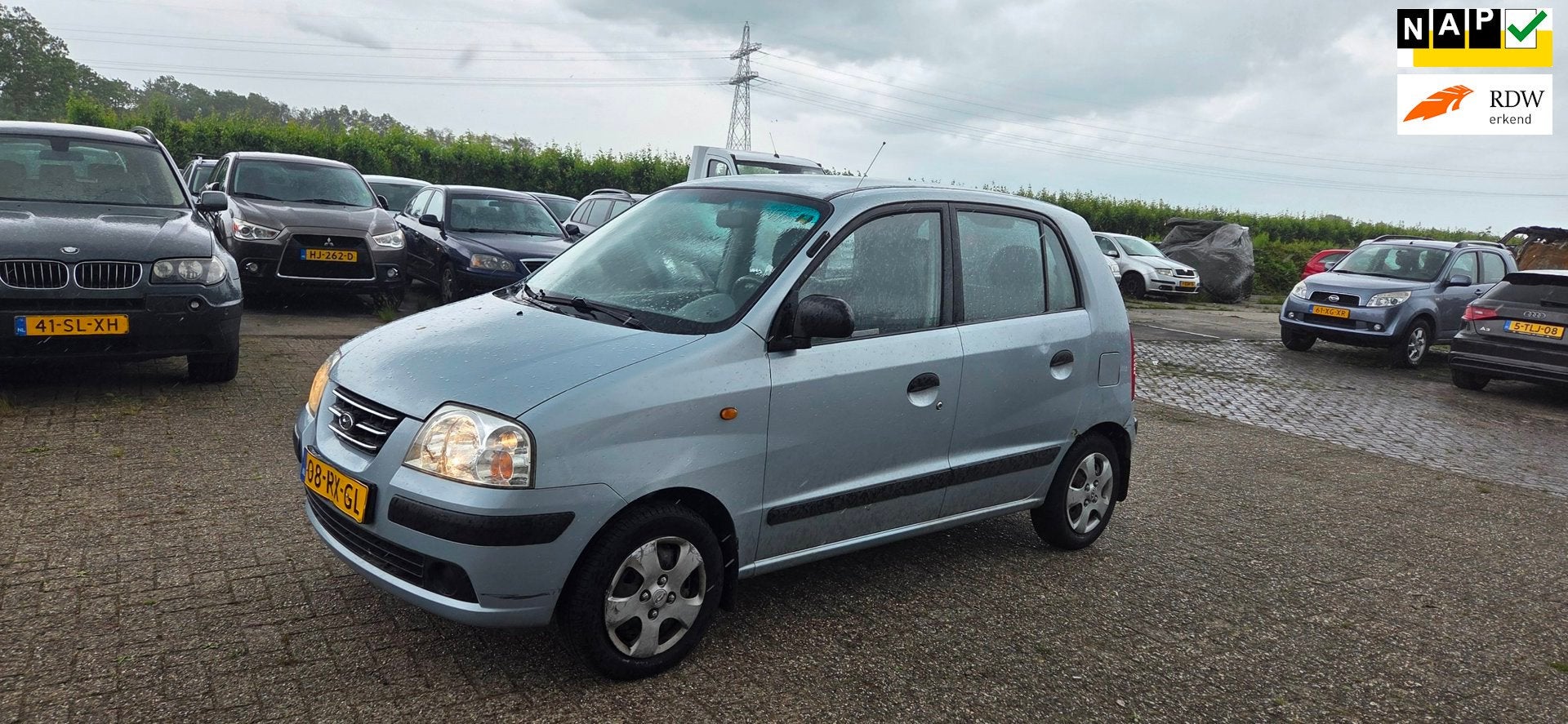 Hyundai Atos 1.1 apk 10 2026, Voorwielaandrijving, 31 €/maand, 4 cilinders, Origineel Nederlands