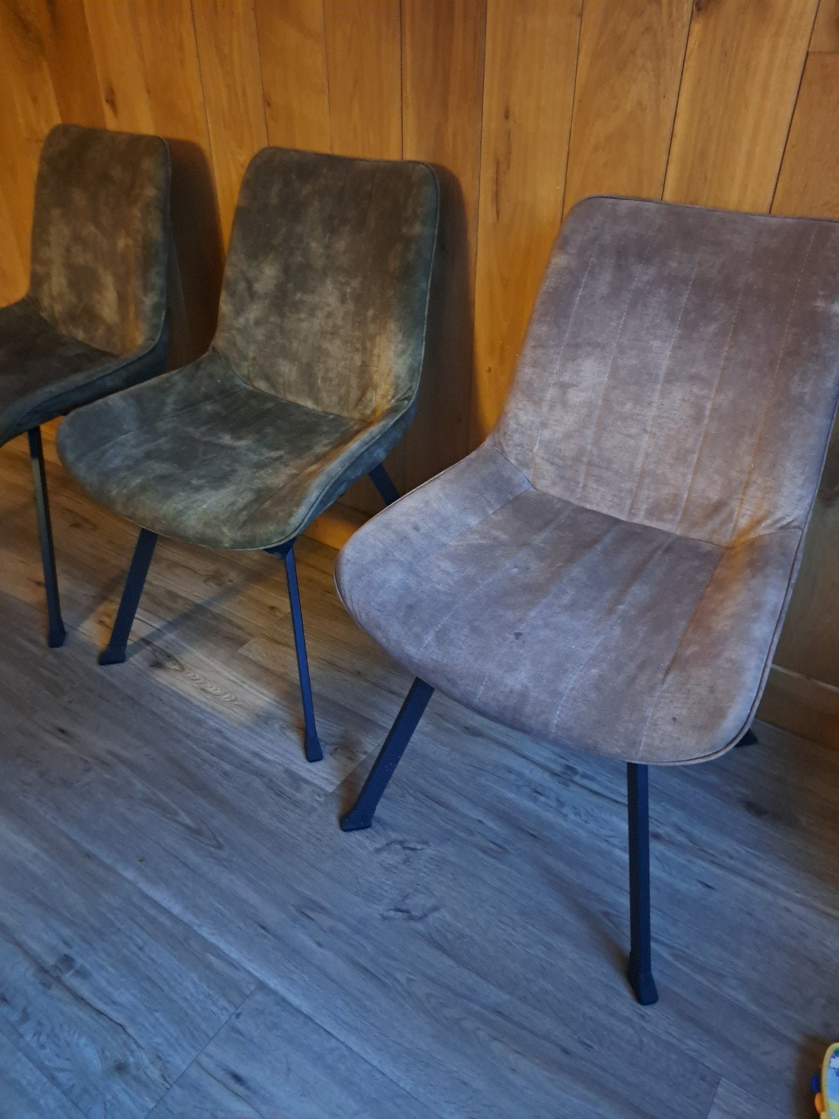 8 velvet eetkamerstoelen, Ophalen, Overige kleuren, Stof, Vijf, Zes of meer stoelen