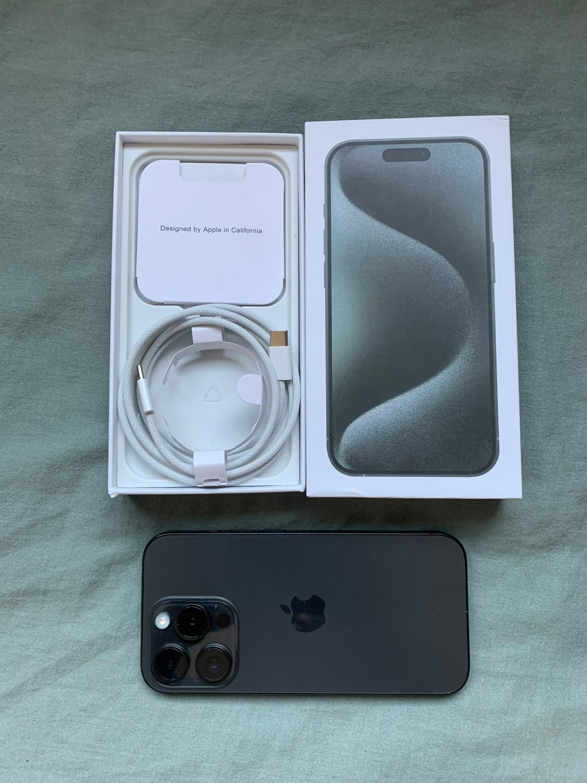 Iphone 15 pro, Telecommunicatie, Mobiele telefoons | Apple iPhone, Ophalen, 128 GB, Zwart, Zo goed als nieuw