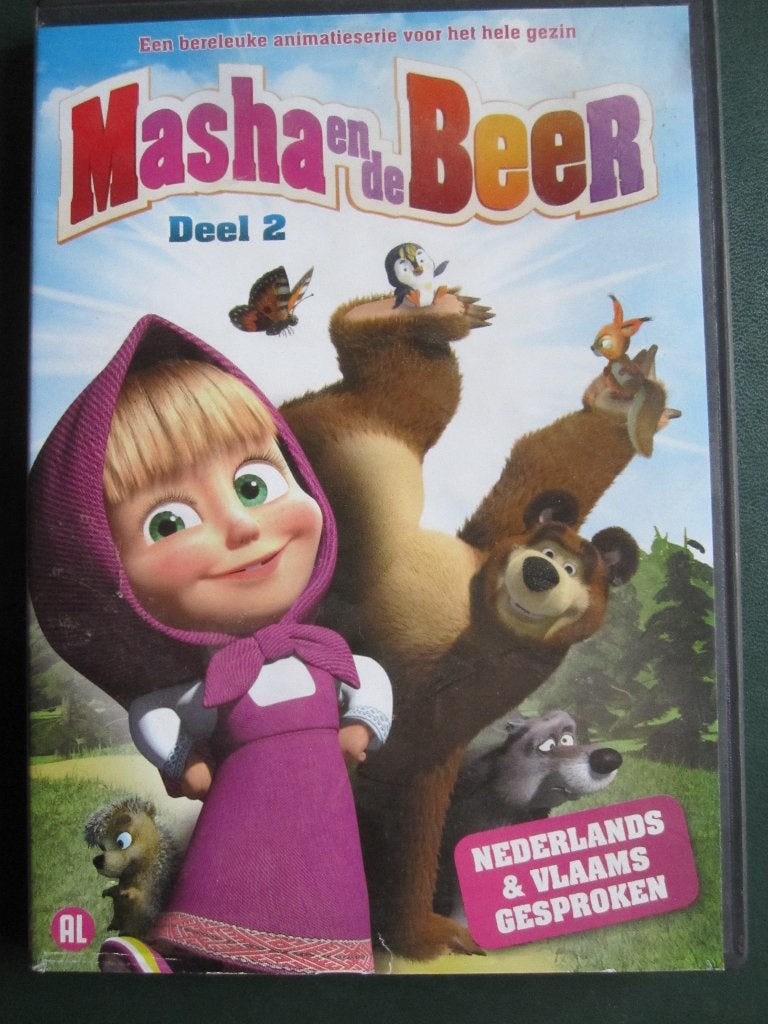 Masha en de Beer (2008), Cd's en Dvd's, Dvd's | Tekenfilms en Animatie, Zo goed als nieuw, Amerikaans, Animatie, Alle leeftijden