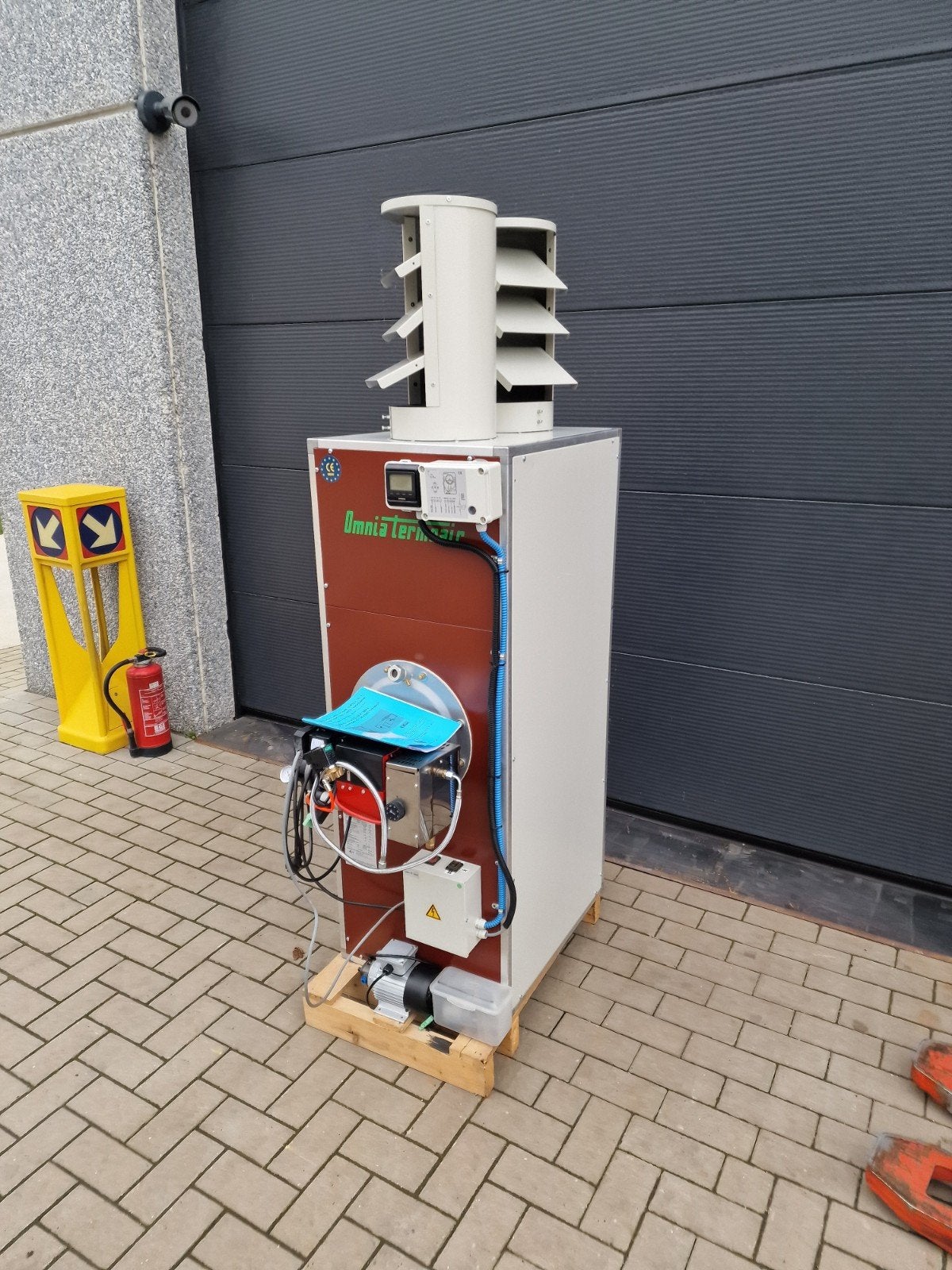 Werkplaatskachel Omnia Thermo-air 30 kw nieuw. Kusters Remko, Ophalen, Hoog rendement (Hr), Nieuw, 60 tot 150 cm