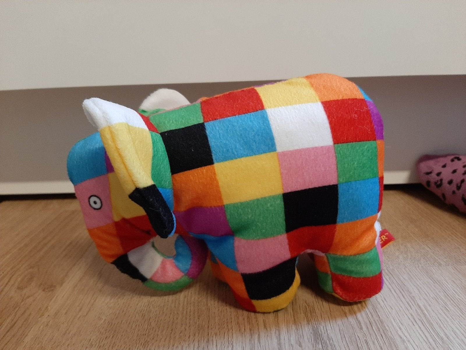 Elmer knuffel olifant 18 cm, Ophalen of Verzenden, Olifant