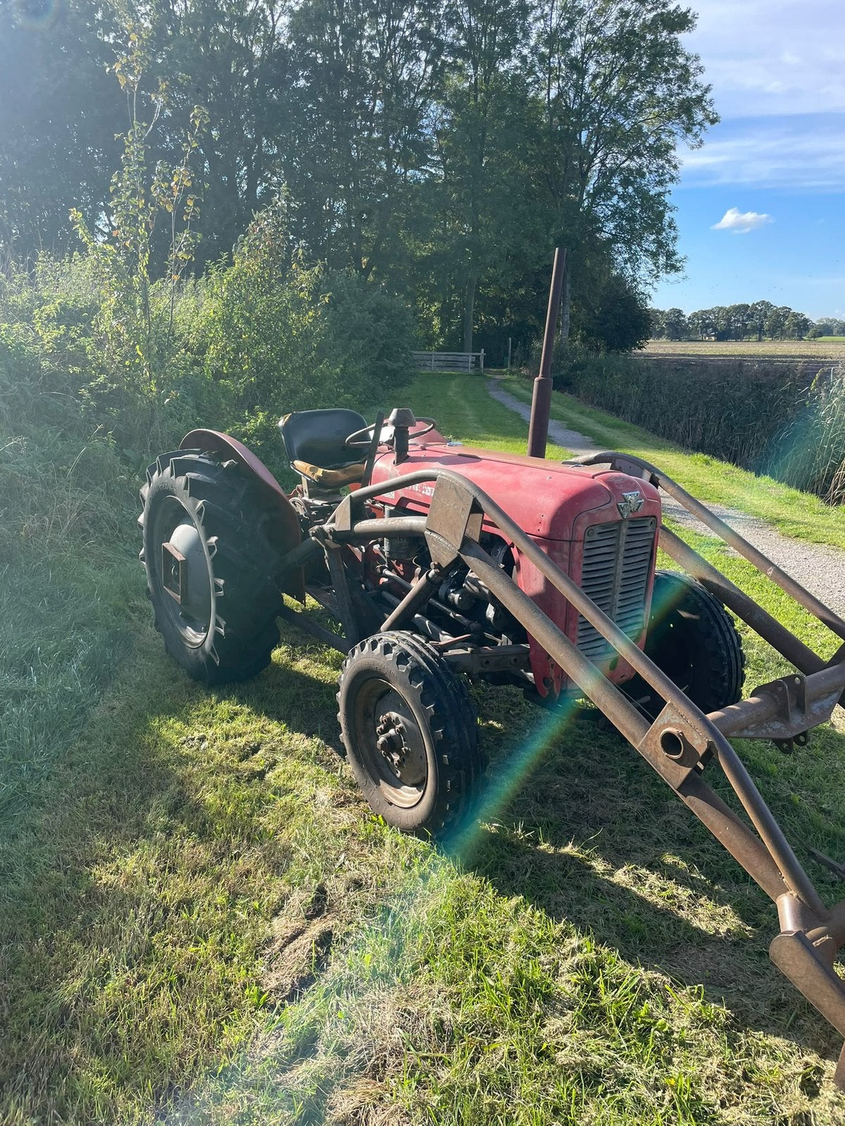 Super leuke mf massey Ferguson 35 met voorlader tractor, Ophalen, Gebruikt, Tot 80 Pk, Case IH