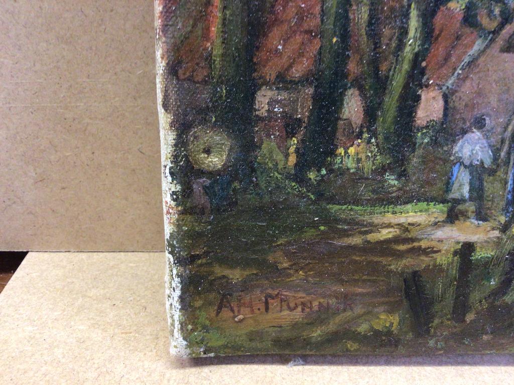 Leuk oud schilderij, Antiek en Kunst, Ophalen of Verzenden