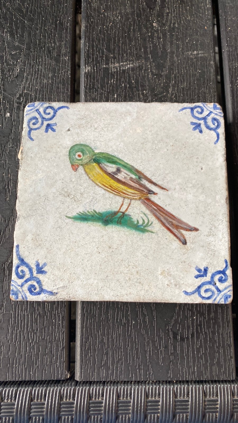 Prachtig gekleurde vogel (gemaakt), Antiek en Kunst, Ophalen of Verzenden