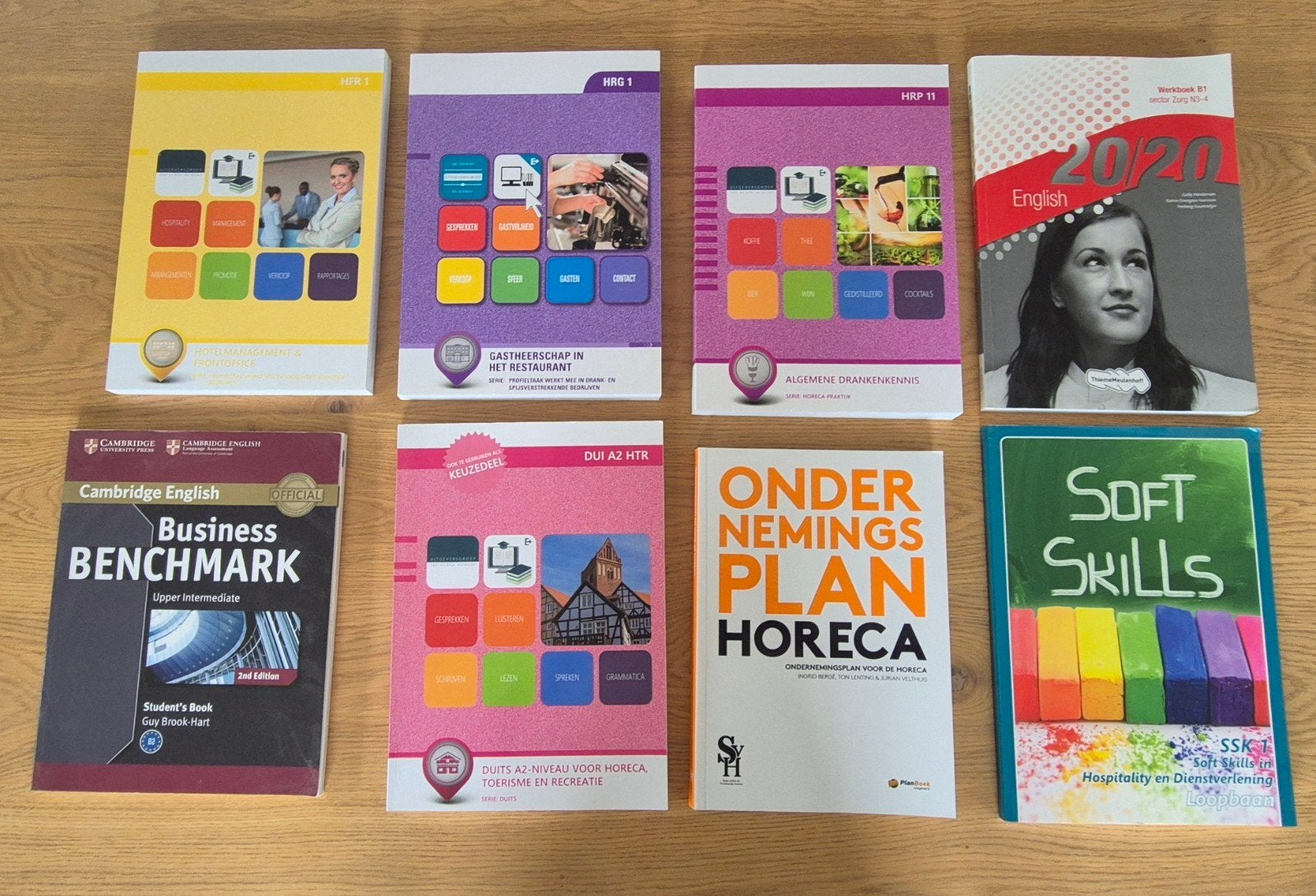 MBO Horeca Schoolboeken - Zo goed als nieuw, Boeken, Ophalen of Verzenden, Zo goed als nieuw, Overige niveaus, Overige vakken